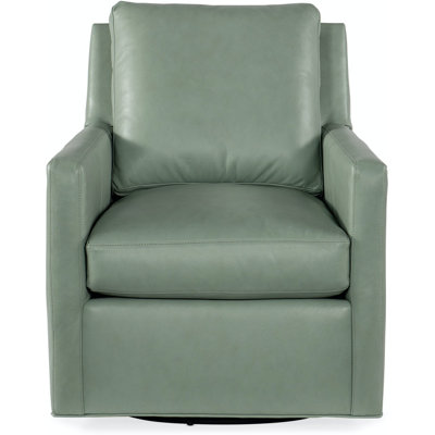 Jaxon Leather Swivel Armchair