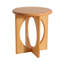 Table d'appoint géométrique moderne en pin