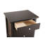 Table de chevet 3 tiroirs Hammond, noir-1403533581