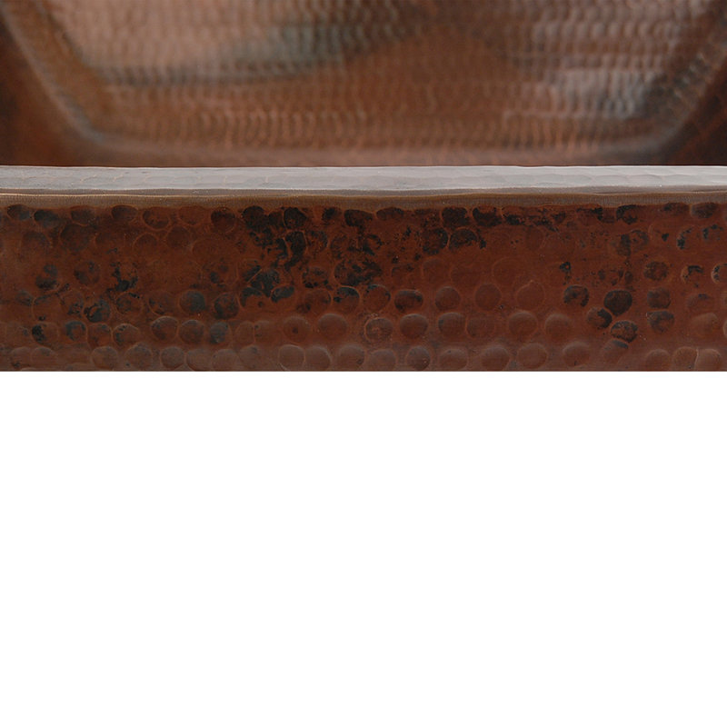 Premier Copper Products BSP5_VREC19SKDB-P Bathroom Sink And Drain Package