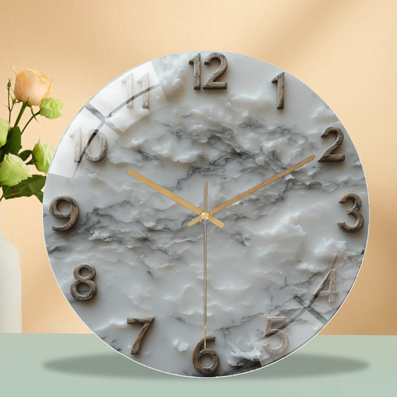 Horloge murale élégante 12 po