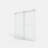 Sliding Shower Glass Door ,Certified Thick Clear Clear Tempered Glass-111036610