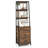 17 Stories Ladder Bookshelf Tall Bookcase W/ 3 Open Shelves Printer Stand 3 Storage Drawers-1610200101