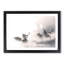 Stag and Wolf with at Winter in Abstract - Picture Frame Painting Print-55730021-55730022