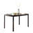 5 Piece Metal Dinette Set with Faux Marble Top - Black,dinning set,table&4 chairs