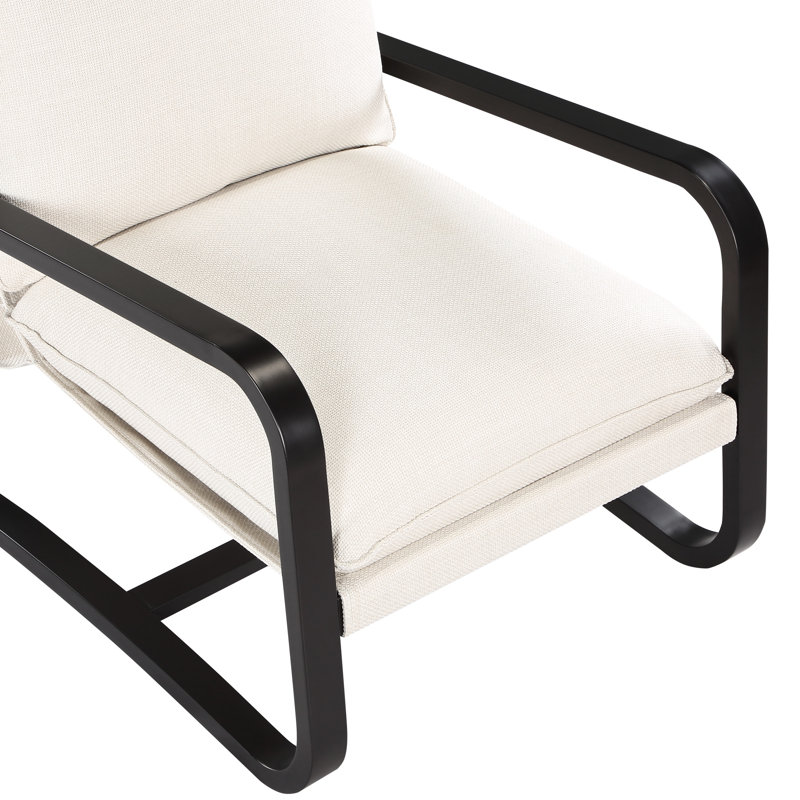 Chaise Sling en avoine avec structure rouille bronze facile et structure