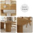 Modern Burlywood Rectangular Solid Wood Dining Table-1145281663