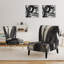 Minimalistic Roller II - Mid-Century Upholstered Slipper Chair