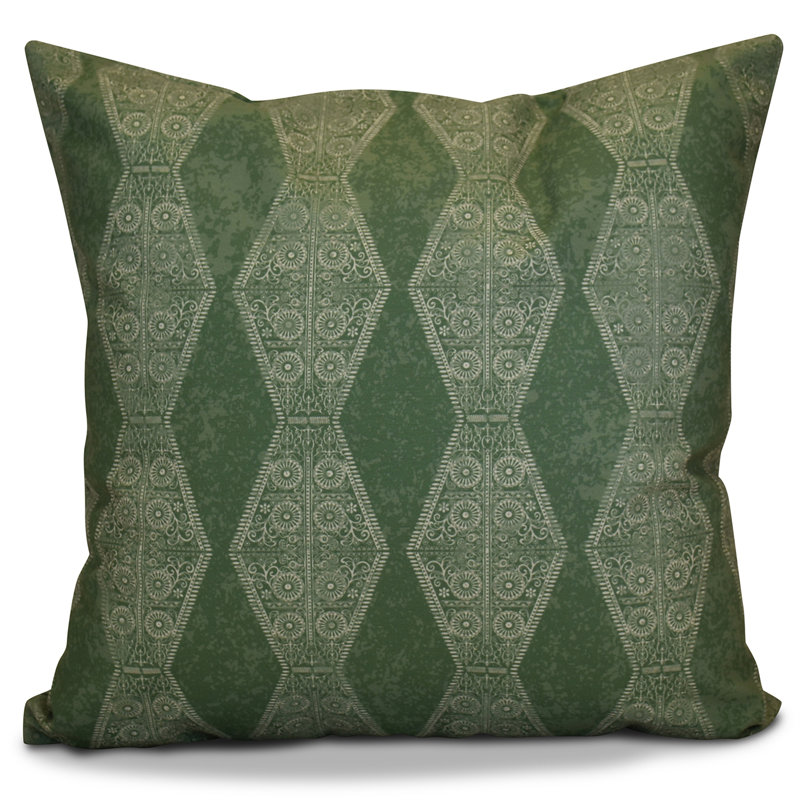 Housse de coussin d'extérieur carré HH Revival, H 18 po x l 18 po, Vert