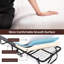 Folding Bed With Mattress Included Memory Foam, Portable Roll Away Adult Bed For Guest, Fold Up Soft Cot Size Bed, 75"L*46"W