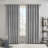 Plaid Rod Pocket And Back Tab Curtain Panel With Fleece Lining 50X84"-1004274965