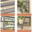 Support pour plante pliable à 4 niveaux en bambou - peu encombrant et durable-229999765-229999764