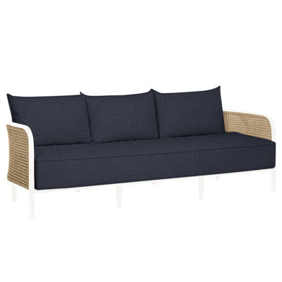 Havana Cane N-Dura Resin Wicker Outdoor Sofa
