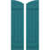Volets de planche-n-lattes jointes avec plateau elliptique Americraft (2 lattes) (par paire)
