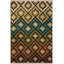 Tapis multicolore à motif géométrique mélangé à motif géométrique moderne lavable à la machine-1557068956