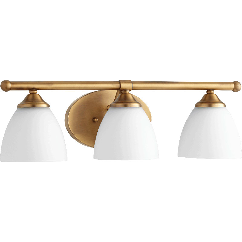 Polito 3 - Light Dimmable Vanity Light, Aged Brass