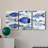" Fish Parade II " 3 - Pieces-614761572