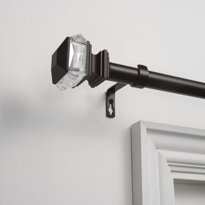 Idora Cast Iron Adjustable Single Curtain Rod