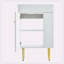 Meuble-lavabo simple 21,60 po avec plateau en céramique Foluke