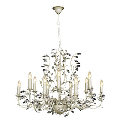 Clemmer 12 - Light Candle LED Chandelier