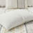 Sophisticated Cotton Bedding Set, Ivory Chenille, Modern Bedroom