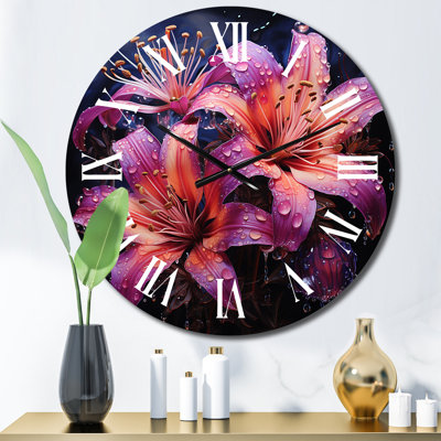 Berenson - Floral Wall Clock