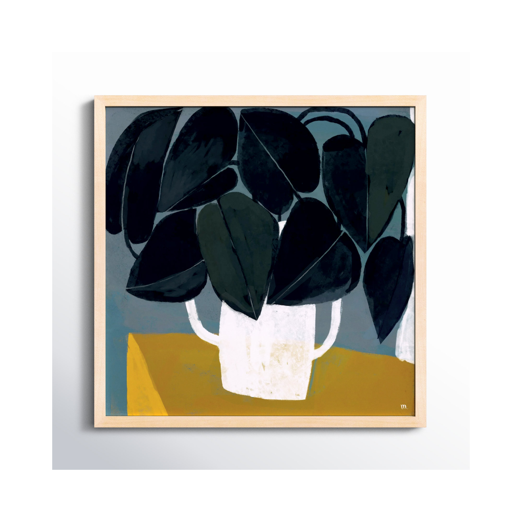Summer Interior 1 by StudioM, 30" H x 30" W x 1.25" D, Brown