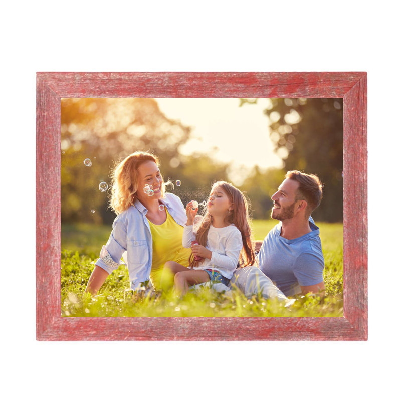 Cadre photo simple Bianca-Maria, Gris, 11 po x 17 po