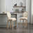 Solid Wood Bar Stools Set Of 2