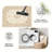 Ivory Bloom carpet-easy to clean, machine-washable, soft and comfortable; suitable for door mats, kitchens, living rooms, bedrooms, corridors, and laundry areas. Easy to clean, durable carpet for home decoration.-571955237