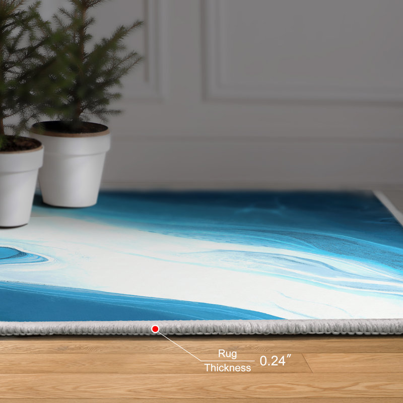 Dree Abstract Indoor Rug, Rectangle 7'6" x 10'4"