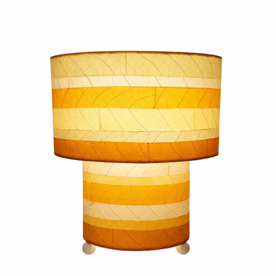  Striped Mushroom Table Lamp Orange