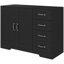 Armoire de rangement moderne, armoire d'appoint autoportante-2043689617