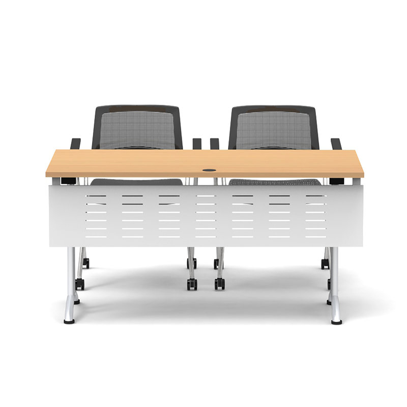 Ellie - Jayne 2 Person Training Meeting Seminar Table with Modesty Panel and 2 Chairs Complete Set