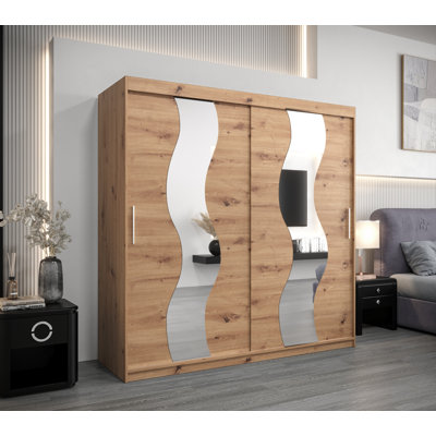 Atilla 2 Door Manufactured Wood Wardrobe