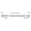Natural Stainless Steel Adjustable 45cm to Bay Window Single Curtain Rod-1862405933-1862405929