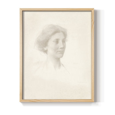 Vintage Sketch XLVIII -Framed Print