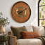 Horloge murale avec engrenages en mouvement de The The Gear, SD-LI_ 24 po ronde