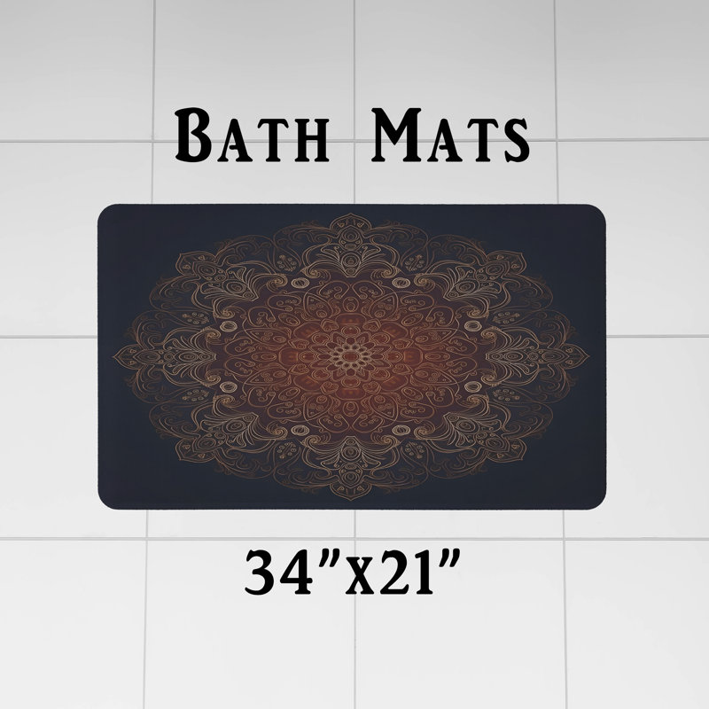 Rideau de douche avec tapis de bain, H 72 po x l 70 po