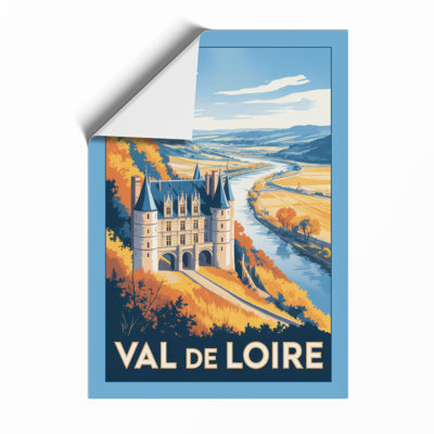 Postcard From Val De Loire Vintage - Print