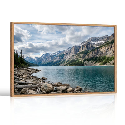 «Mountain Lake», reproduction d'art sur toile, ensemble de 1