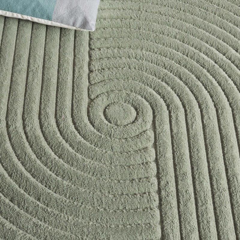 Solid Color Rectangle Area Rug, Rectangle 6' x 9'