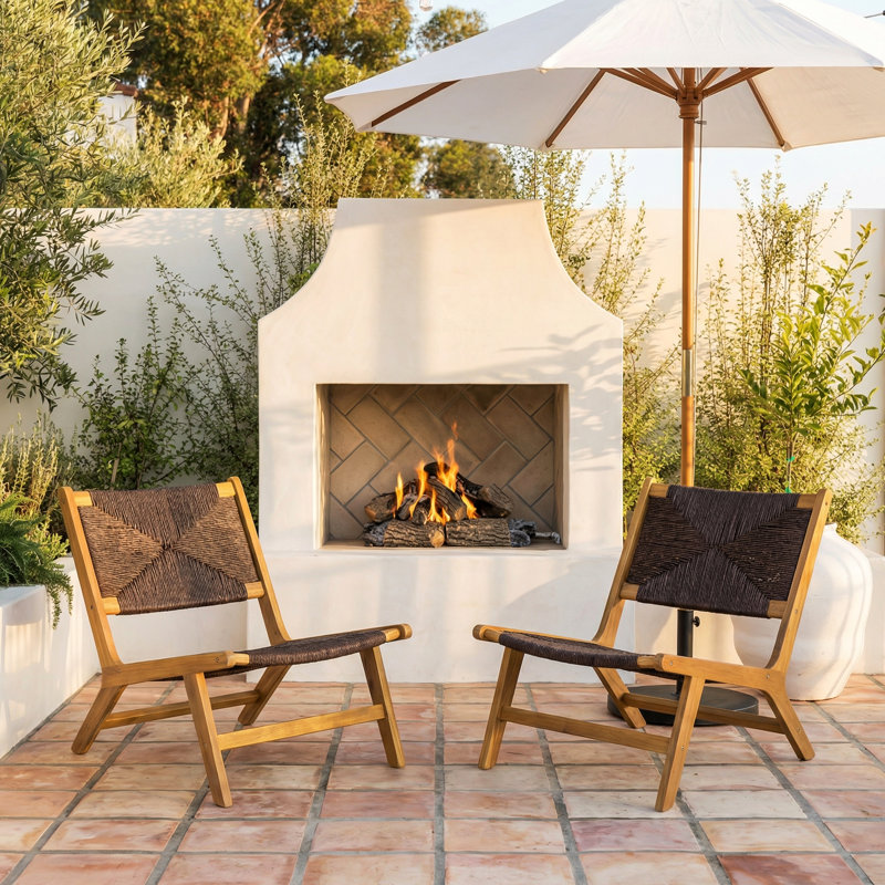 Chaises longues Bhaktivinod, Teck