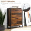 Armoire à chaussures Rustic Brown