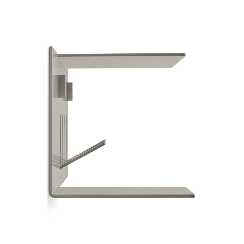 Hall Pass 4 - Hook Wall Mounted Coat Rack, Putty
