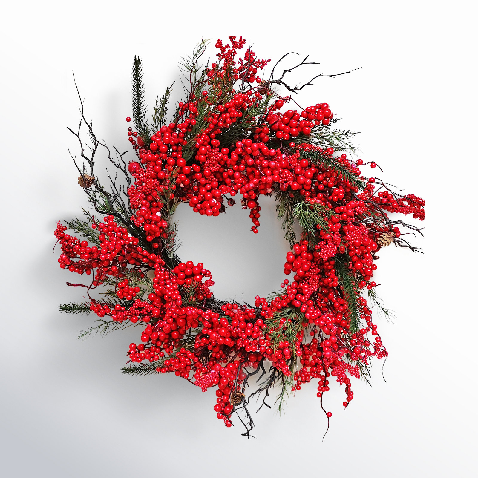26'' Wreath, Red