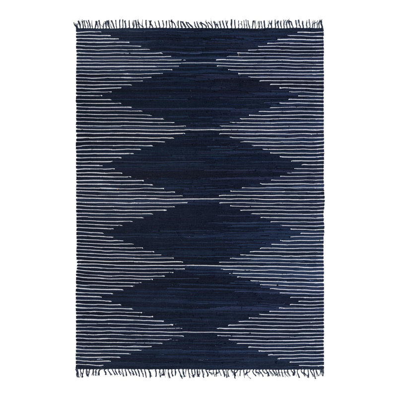 Jordee Cotton Geometric Indoor Rug, Rectangle 9' x 12'