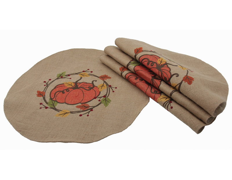 Récapitulatif 16" citrouille couronne