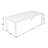 Letendre 9-Piece Outdoor Dining Set Rectangular Dining Table with Slats and 8 Arm Chairs in Aluminum-94345645