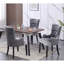 Cisco Velvet Dining Chair - Ergonomic Scoop Knockerback and Solid Wood Legs - Button back Armchair for Dining Room Living Room Restaurants-593445854